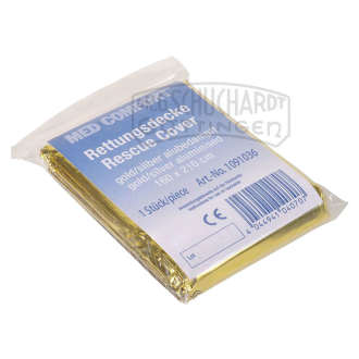 Rettungsdecke gold/silber