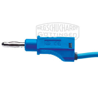 Experimentierkabel 4mm 2,5mm2 50cm blau