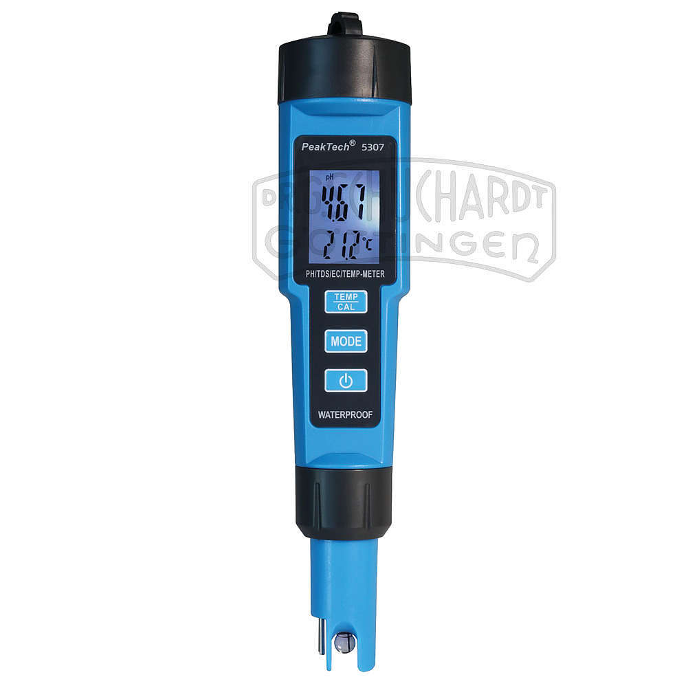 pH-Meter in Stiftform 4 in 1 für pH/EC/TDS/Temp