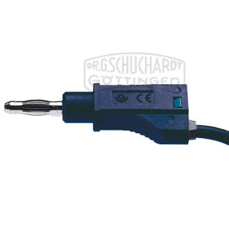 Experimentierkabel 4mm 2,5mm2 25cm schwarz