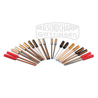 Stab-Silberelektrode rund mit Kopf für 4mm Kontaktstecker