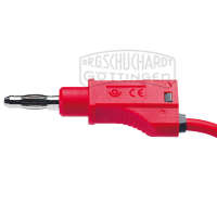 Experimentierkabel 4mm 2,5mm2 100cm rot