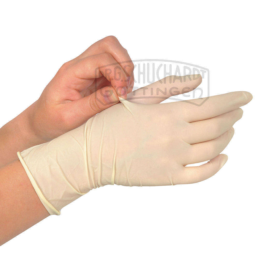 Latex-Handschuhe 100 Stück