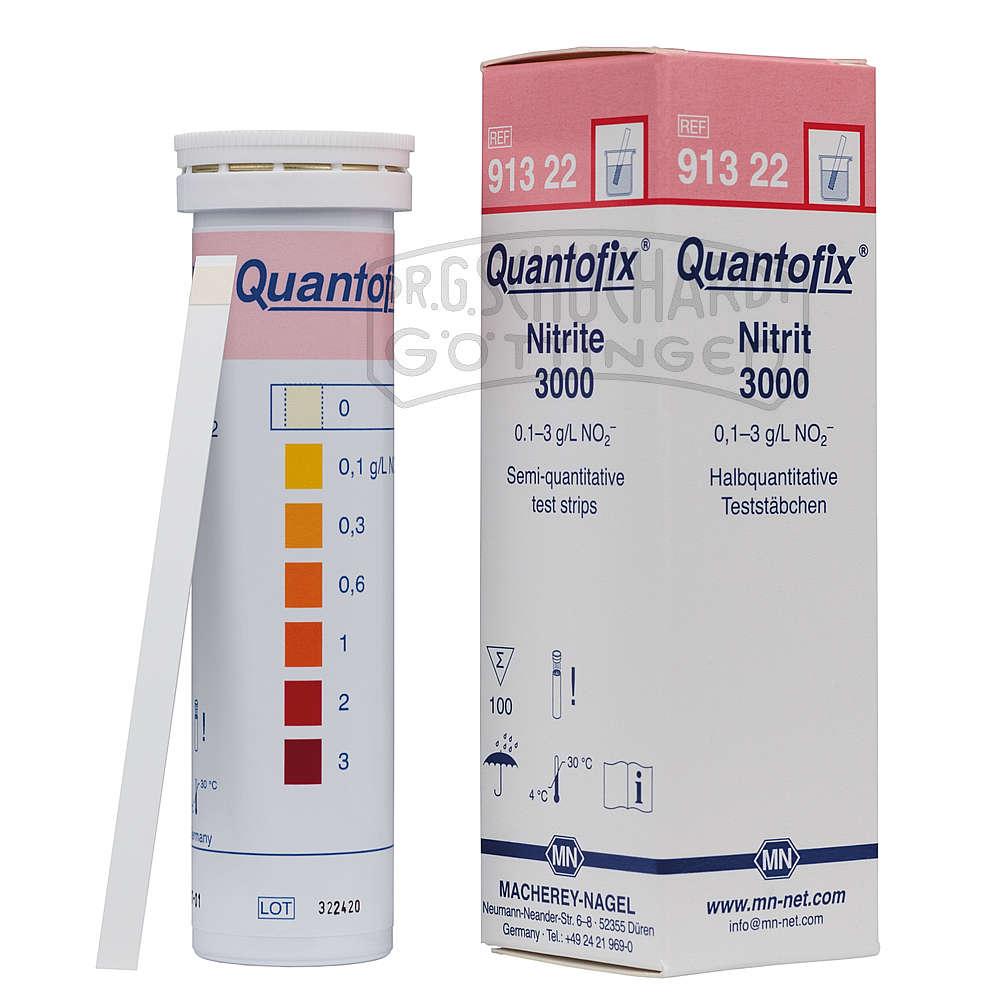 Halbquantitative Teststreifen QUANTOFIX Nitrat / Nitrit,MACHEREY