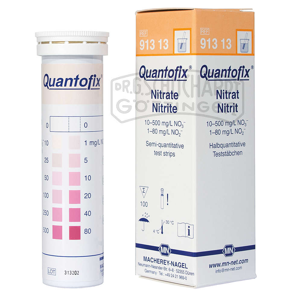 Teststreifen Quantofix® Nitrat/Nitrit / QUANTOFIX® Teststreifen für  halbquantitative Bestimmungen / Ökologie Lehrmittel